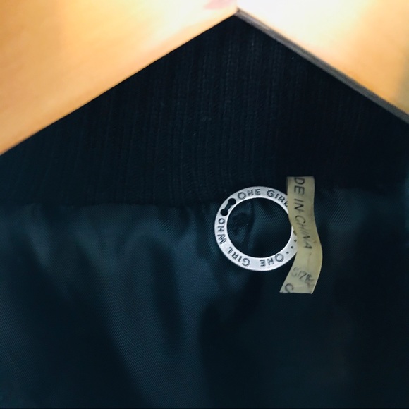 One Girl Who Bomber Jacket - Picture 2 of 6